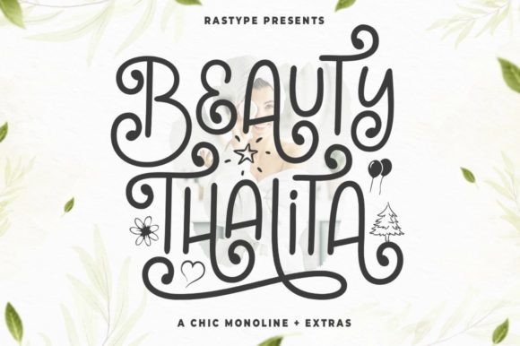 Beauty Thalita: A Playful Display Font for Campaigns