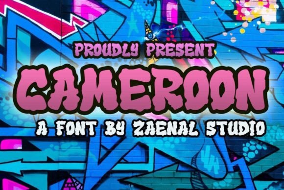 Cameroon: A Cartoon Display Font for Polished Digital Projects