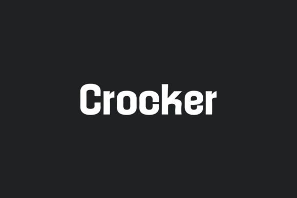 Crocker Display Font for Modern Web Design and Digital Branding