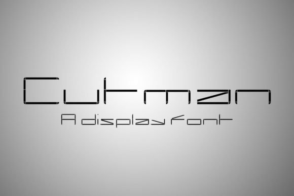 Cutman Font: A Creative Display Typeface for Distinctive Digital Design