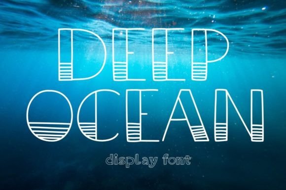 Deep Ocean: A Display Font with Serious Depth