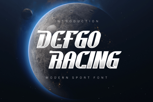 Defgo Racing: The Bold Font for Crafting and Commercial Projects