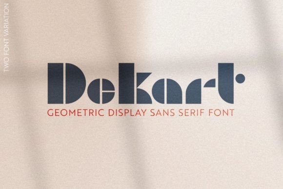 Dekart: A Modern Typeface for Building a Trustworthy Brand