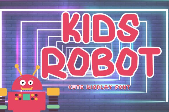 Kids Robot: A Playful Display Font for Editorial Confidence