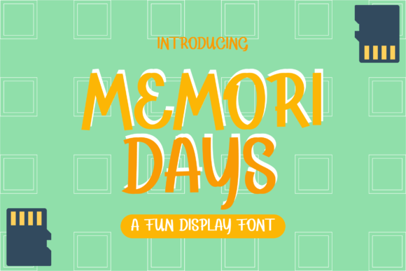 Memoridays: A Display Font Built for Modern Campaigns