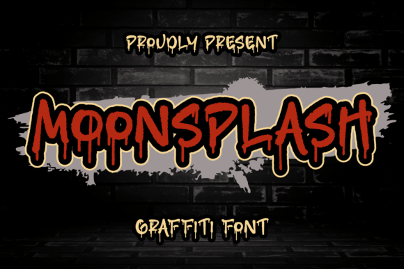 Moonsplash: A Graffiti Font for Editorial Personality