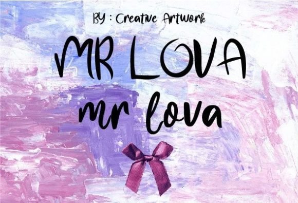 Mr Lova: A Display Font for Clean, Stylish Web Design