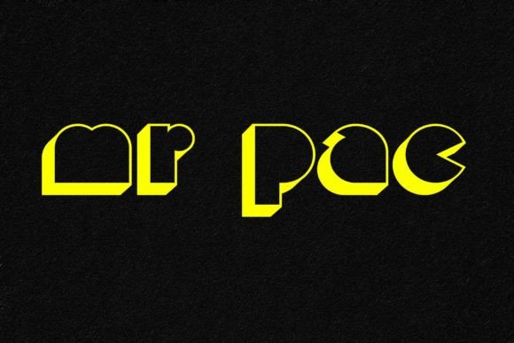 Mr. Pac: A Playful Font for a Distinctive Business Brand