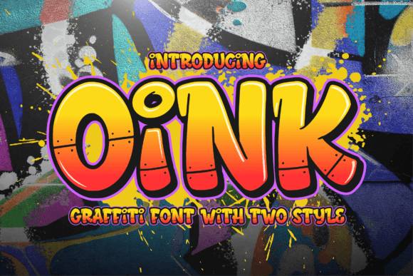 Oink: A Display Font with Serious Playful Charm