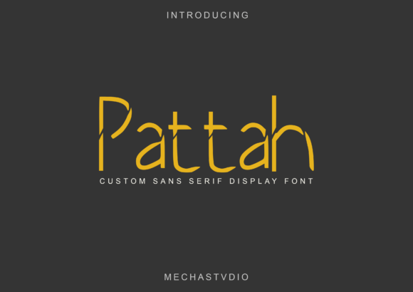 Pattah: A Display Font Designed for Digital Impact