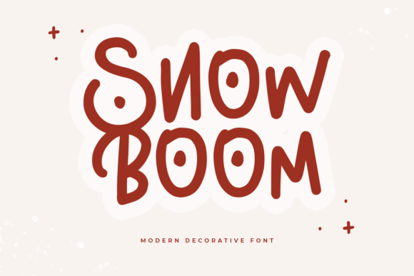 Snow Boom: The Winter-Inspired Font for Creative Product Makers