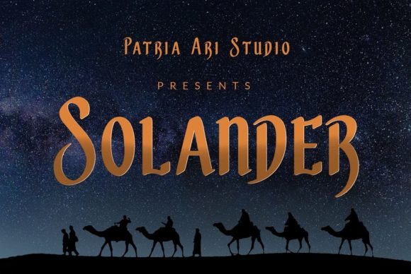 Solander: A Delicate Display Font for Authentic Branding