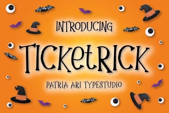 Ticketrick: A Display Font Built for Modern Brand Character