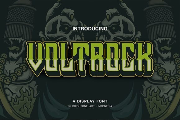 Voltrock: A Display Font Built for Digital Impact