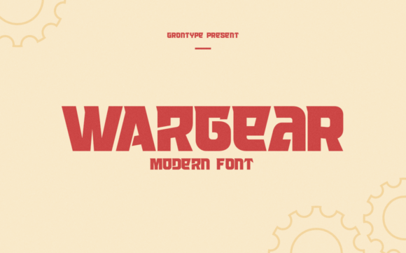 Wargear: The Bold, Simple Font That Builds Business Trust